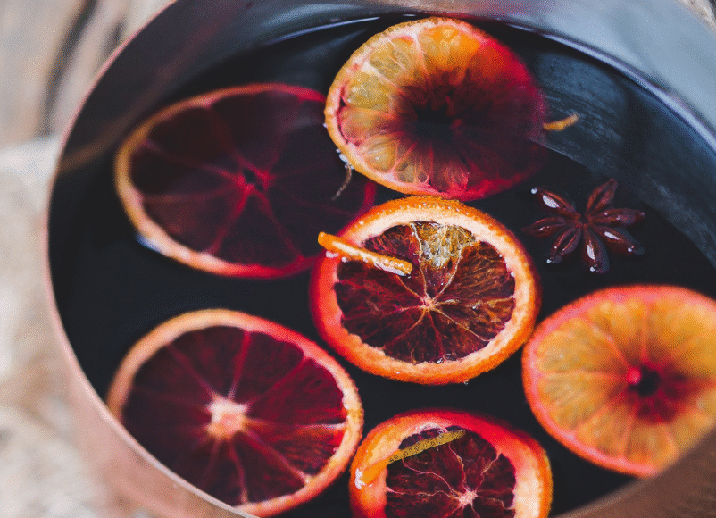 smoking bishop recipe, mulled wine recipe, oranges, cloves, cinnamon, christmas 2025, december 2025, christmas wine, festive drinks, guide to surrey, guide to christmas in surrey, guide to december 2025, guide to whats on, guide to food and drink, visit surrey,