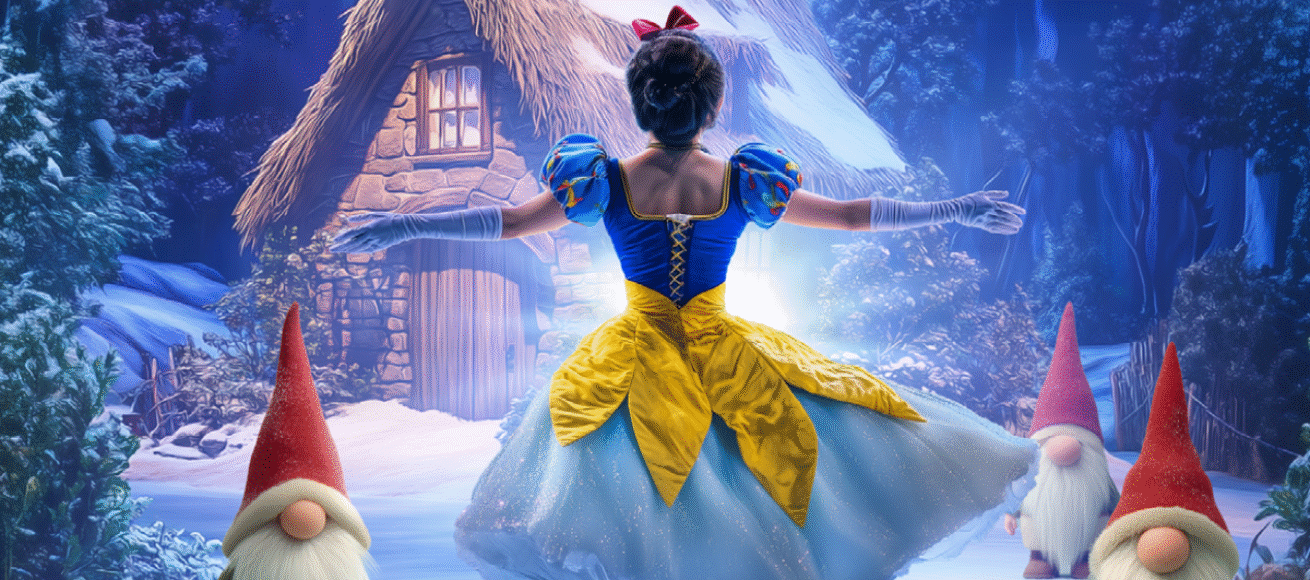 snow white on ice, spectrum, guildfod, surrey, panto on ice, pantomime on ice, guide to guildford, guide to surrey, guide to whats on, visit surrey, family christmas, december 2025, panto in surrey,