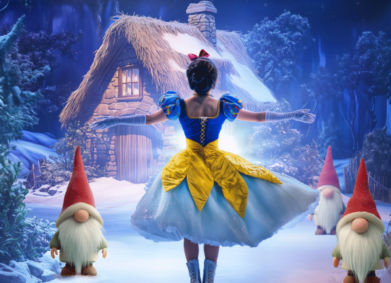 snow white on ice, spectrum, guildfod, surrey, panto on ice, pantomime on ice, guide to guildford, guide to surrey, guide to whats on, visit surrey, family christmas, december 2025, panto in surrey,