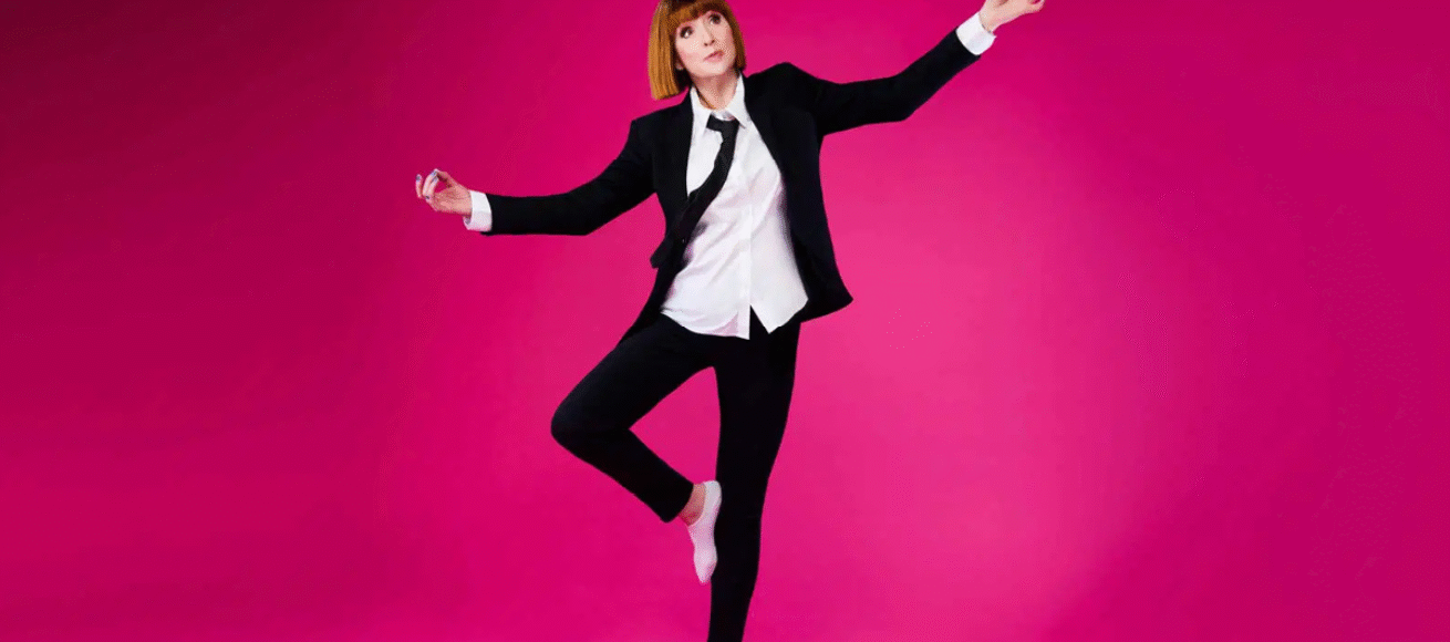 CALLY BEATON, NAMASTE M*THERFUCKERS, Dorking Halls, Surrey, Surrey Hills, December, Whats's on this December 2025, GuideTo surrey, guide to whats on in surrey, non christmas things to do in surrey, events, comedy, live music, theatre, fawlty towers, guildford, godalming, woking cobh,am, weybridge, farnham,