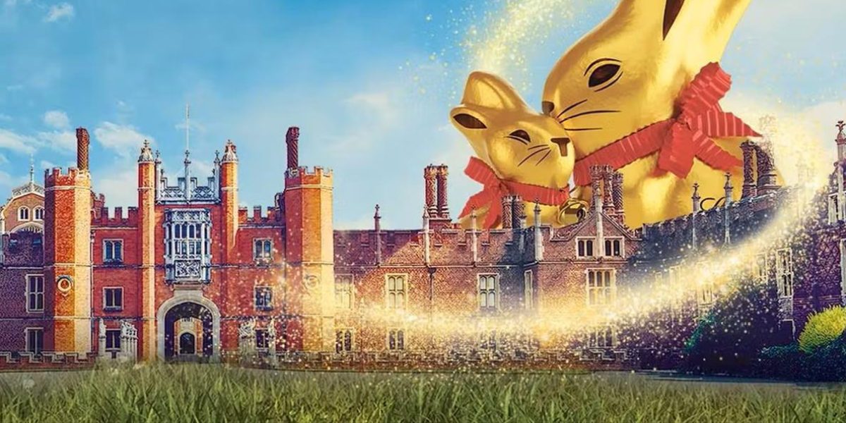 hampton court palace, easter, easter egg hunt, gold bunny, lindt, surrey, guide to surrey, 