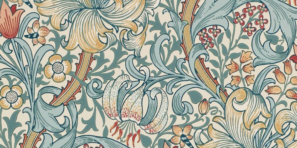 william morris, morris and co., the art of wallpaper, watts gallery artists village, art, guildford, surrey, guide to surrey, guide to guildford, whats on, guide to whats on, visit surrey, guide to june 2026, 