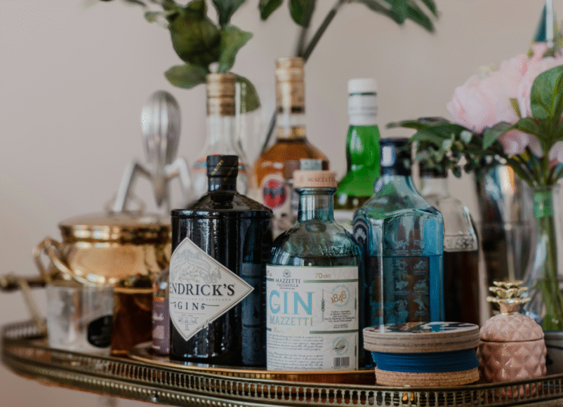 home bar, trolley, drinks trolley, gin, bar, home and garden, house and garden, lifestyle, living, interior, home and interiors, DIY, home hacks, moving house, interiro ideas, home ideas, surrey, guide to surrey, move to surrey, move to residential,