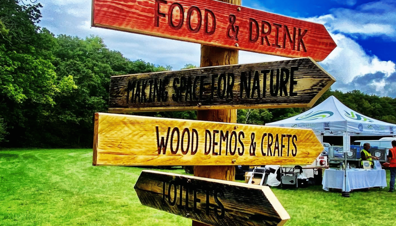 surrey hills, surrey hills enterprise, surrey hills wood fair, september 2025, cranleigh, cranleigh showground, guide to surrey hills, whats on, guide to whats on, events, things to do,