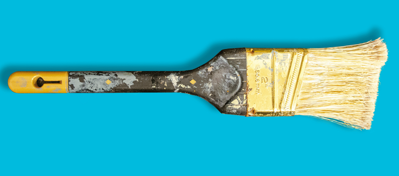 paint brush, paint behiond a radiator, radiator, DIY, house and garden, home and garden, residential advicve, move to residential, move to surrey, renovate, renovation, home improvements, home hacks, property, homeowner, plumbing,