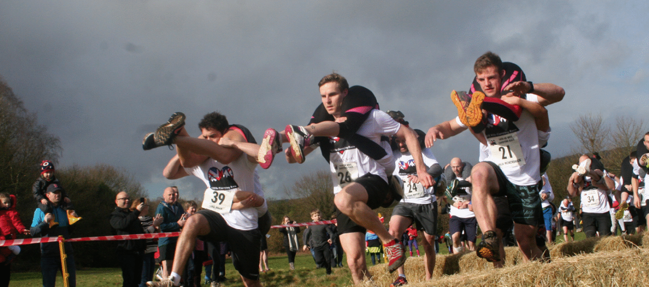 uk wife carrying race, dorkiung surrey, march 2026, spectators, whats on in surrey this march, sports events, sports fixtures in surrey,