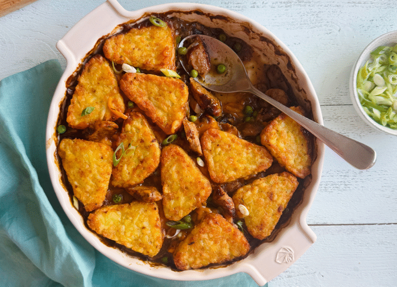 porkyb whites, surrey, old woking, sausages, recipe, sausage recipe, sausage and hash brown tray bake, cooking, cooking at home, surrey recipes, food and drink, lifestyle, visit surrey,