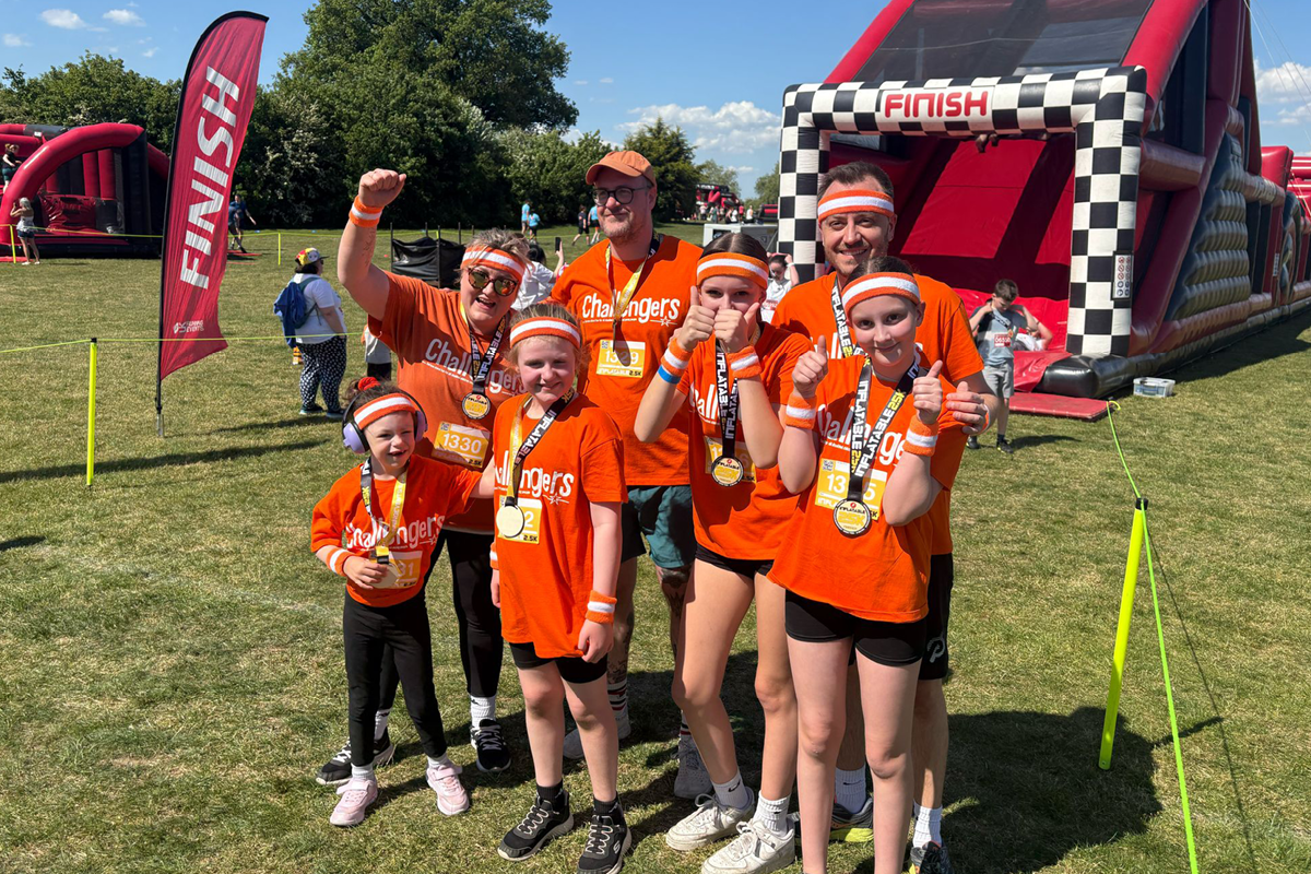 Inflatable 5K, Stoke Park, Guildford, Surrey, May 2026, Challengers Charity, fundraising, sports, exercise, family fun, inflatrable fun. visit surrey, guide to surrey, guide to whats on, whats on in surrey,