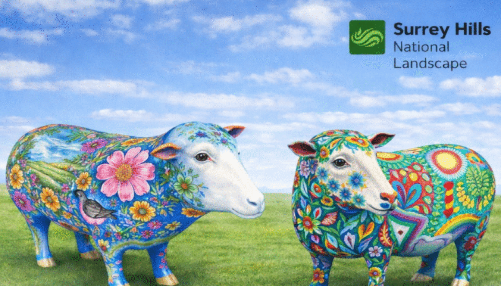 Sheep Parade, Surrey Hills, Surrey Hills National Landscape, August 2026, artists, arts, surrey hills arts, whats on, guide to whats on, guide to surrey, guide to surrey hills, whats on, visit surrey,