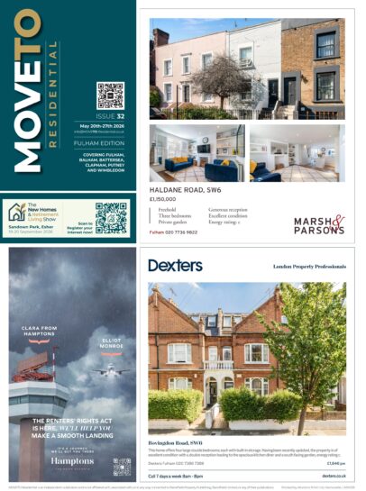 move to fulham, property for sale in fulham, move to residential, property newspaper,