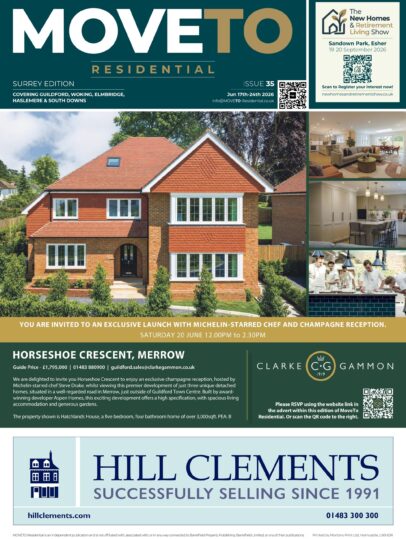 move to residential, move to guildford, ove to surrey, houses for saler in surrey, houses for sale in guildford, property for sale, property for sale in guildford, july 2026, newspaper, front cover, real estate UK, surrey, visit surrey, residential property for sale, house and garden,
