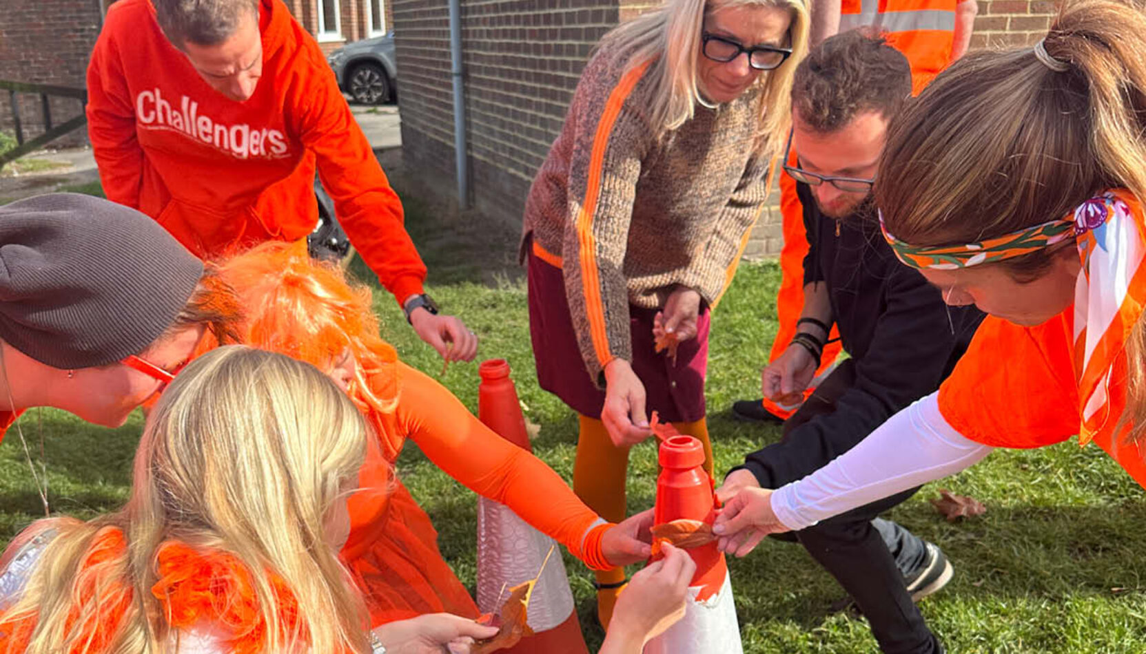 orange october, challengers charity, guildford, farnham, whats on, fundraising, children living with disabilty, schools, playcentres, guide to surrey, guide to october 2026,