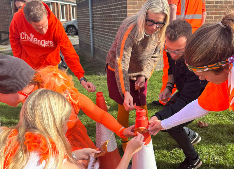 orange october, challengers charity, guildford, farnham, whats on, fundraising, children living with disabilty, schools, playcentres, guide to surrey, guide to october 2026,