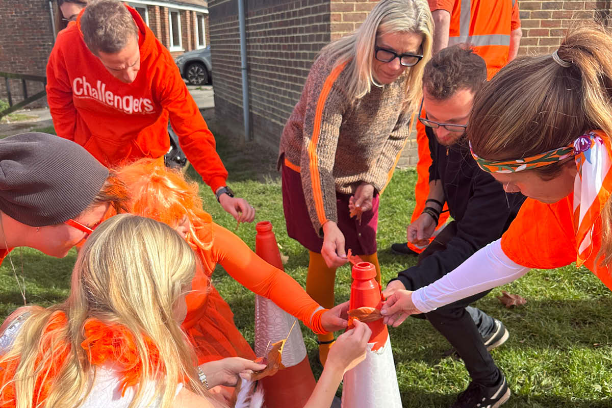 orange october, challengers charity, guildford, farnham, whats on, fundraising, children living with disabilty, schools, playcentres, guide to surrey, guide to october 2026,